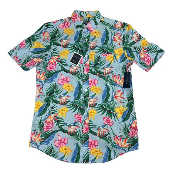 Club Room Other - Club Room Mens Benie Classic Fit Tropical Print Button Down Shirt Multicolor S